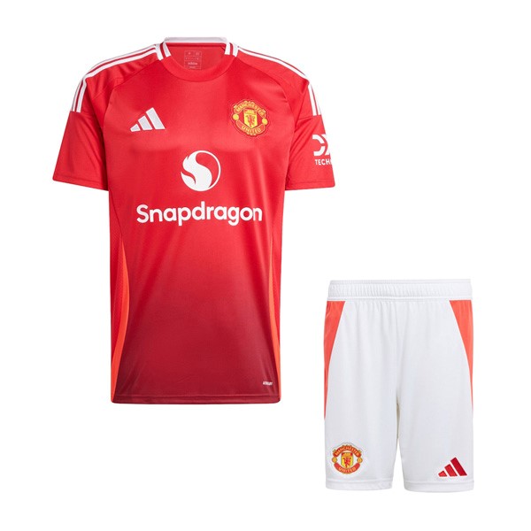 Camiseta Manchester United 1ª Niño 2024 2025